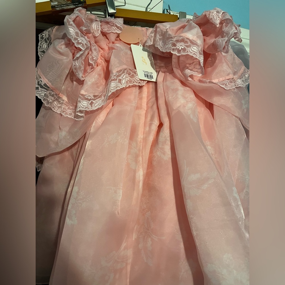 BNWT Luau Organza Sugarfrill